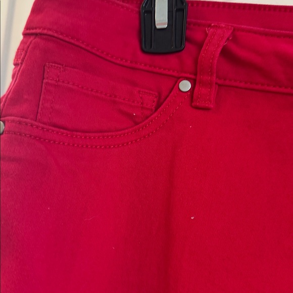 d. jeans Vibrant Red Trousers - Picture 4 of 8